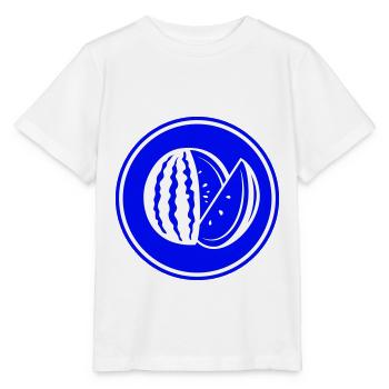 Melon fruit - Stanley/Stella MINI CREATOR Kids’ T-Shirt - white - Front - Maike (125cm)