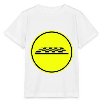 Symbole d’échiquier - T-shirt bio MINI CREATOR Stanley/Stella Enfant - blanc - Devant - Maike (125cm)