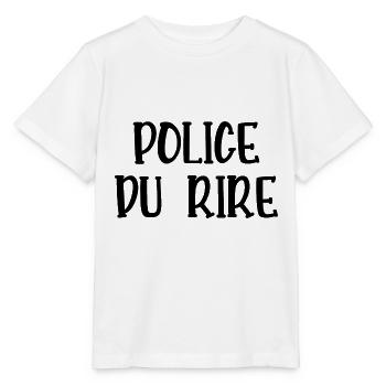 police du rire - T-shirt bio MINI CREATOR Stanley/Stella Enfant - blanc - Devant - Maike (125cm)