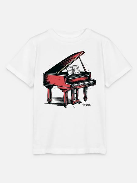 Das Klavier - Stanley/Stella Kinder T-Shirt MINI CREATOR - Weiß