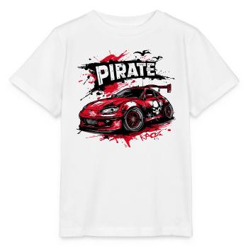 Chibi JDM Pirate Street Racing Sports Car - Stanley/Stella MINI CREATOR Kids’ T-Shirt - white - Front - Maike (125cm)
