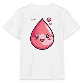 Red Liquid Funny Happy Drop - Stanley/Stella MINI CREATOR Kids’ T-Shirt - white - Front - Maike (125cm)