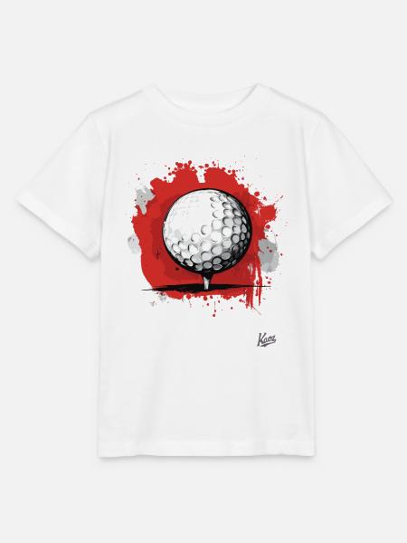 Golfball das Golfen - Stanley/Stella Kinder T-Shirt MINI CREATOR  - Weiß