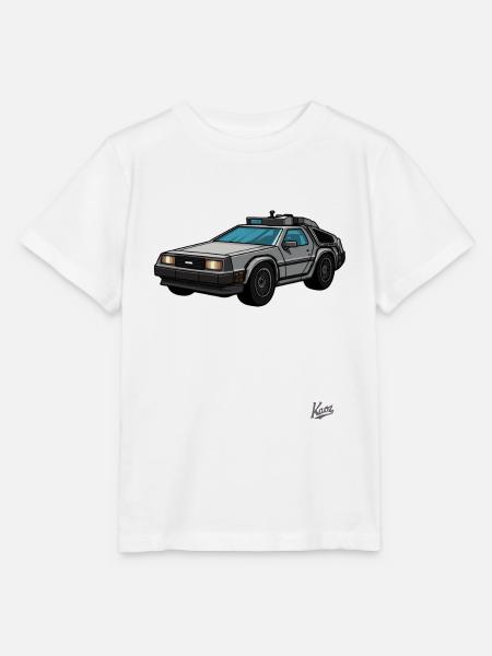 Lorean De, Die Zukunft ist zurück - Stanley/Stella Kinder T-Shirt MINI CREATOR - Weiß