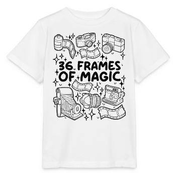36 Frames of Magic – Analog Love - Stanley/Stella MINI CREATOR Kids’ T-Shirt - white - Front - Maike (125cm)