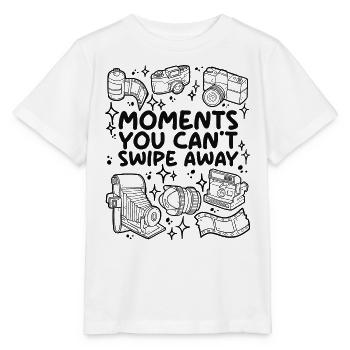 Moments You Can't Swipe Away – Analogue Photography - Stanley/Stella MINI CREATOR Kids’ T-Shirt - white - Front - Maike (125cm)