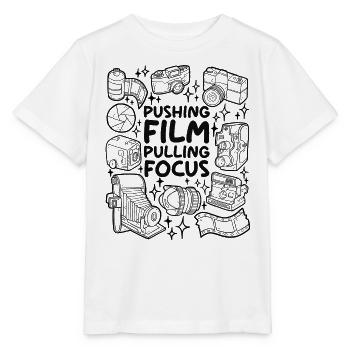 Pushing Film – Pulling Focus - Stanley/Stella MINI CREATOR Kids’ T-Shirt - white - Front - Maike (125cm)