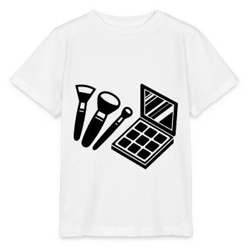 Make Up Kosmetik Icon - Stanley/Stella Kinder T-Shirt MINI CREATOR  - Weiß - Vorne - Maike (125cm)