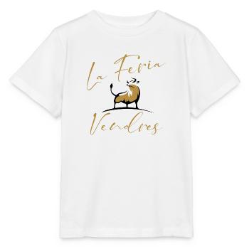 Feria de Vendres, fête populaire - T-shirt bio MINI CREATOR Stanley/Stella Enfant - blanc - Devant - Maike (125cm)