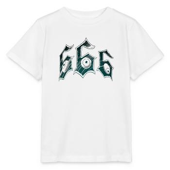 666 dark sketch art - T-shirt bio MINI CREATOR Stanley/Stella Enfant - blanc - Devant - Maike (125cm)