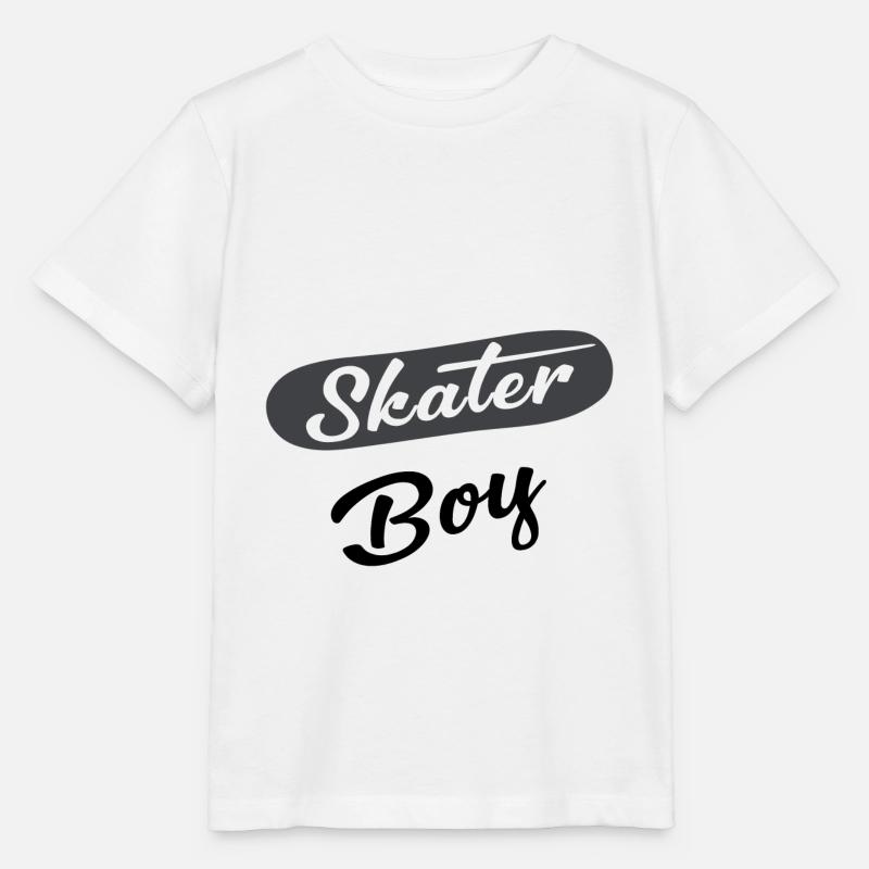 Skater Boy - Stanley/Stella Kinder T-Shirt MINI CREATOR - Weiß