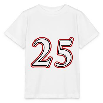 25 Number number - Stanley/Stella MINI CREATOR Kids’ T-Shirt - white - Front - Maike (125cm)