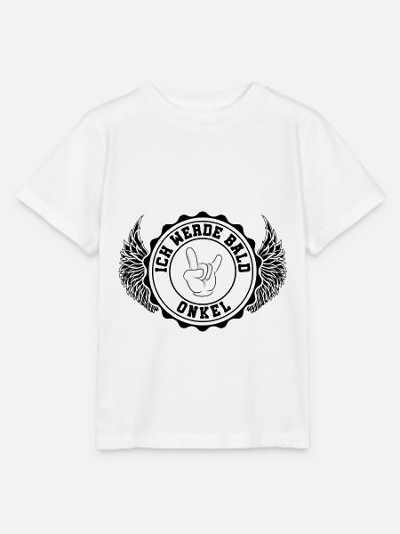 Ich werde Bald Onkel - Stanley/Stella Kinder T-Shirt MINI CREATOR  - Weiß