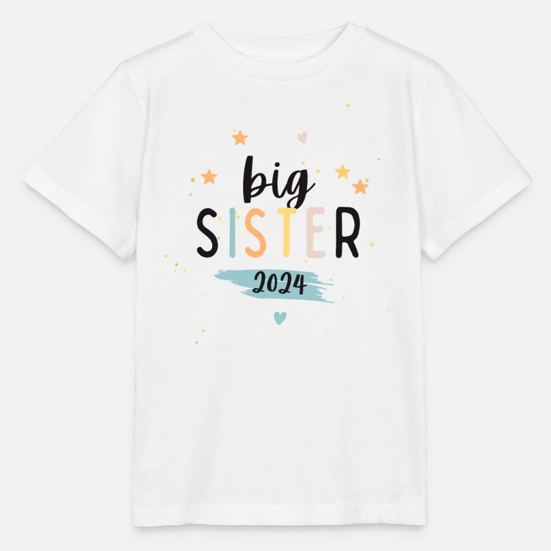 big sister 4 - Stanley/Stella Kinder T-Shirt MINI CREATOR  - Weiß
