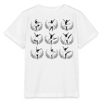Flowers Ballet Dancer - Stanley/Stella MINI CREATOR Kids’ T-Shirt - white - Front - Maike (125cm)