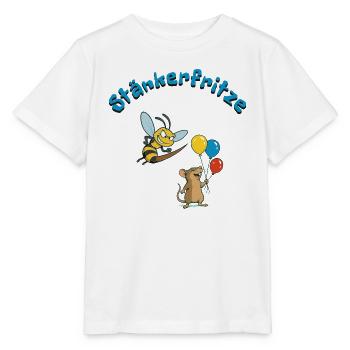 Stänkerfritze - Stanley/Stella Kinder T-Shirt MINI CREATOR  - Weiß - Vorne - Maike (125cm)