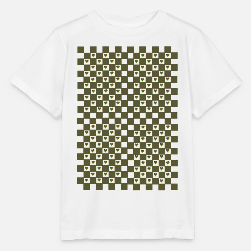 Conception de cœur - T-shirt bio MINI CREATOR Stanley/Stella Enfant - blanc