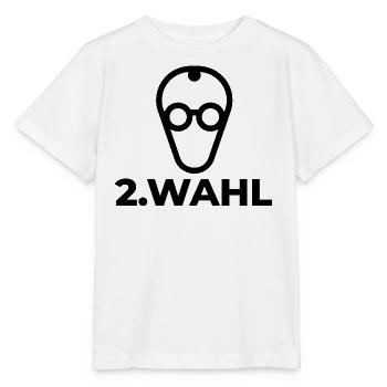 Merz - 2. Wahl Kanzler - nein zu Merz - Stanley/Stella Kinder T-Shirt MINI CREATOR  - Weiß - Vorne - Maike (125cm)