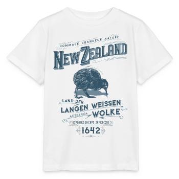 Aotearoa - Neuseeland - Stanley/Stella Kinder T-Shirt MINI CREATOR  - Weiß - Vorne - Maike (125cm)