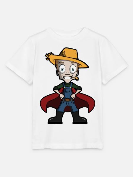 Lachender Bauer - Stanley/Stella Kinder T-Shirt MINI CREATOR - Weiß