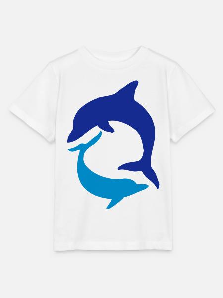 delphin - Stanley/Stella Kinder T-Shirt MINI CREATOR  - Weiß