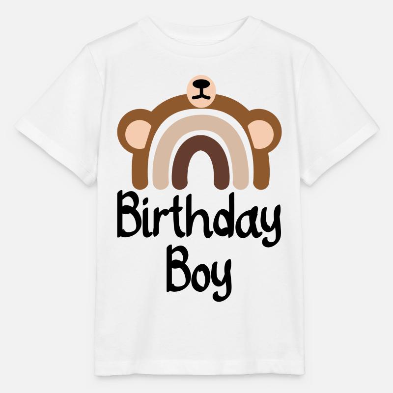 Bär Regenbogen Arc - Stanley/Stella Kinder T-Shirt MINI CREATOR  - Weiß