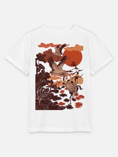 KRÄNE - Stanley/Stella Kinder T-Shirt MINI CREATOR - Weiß