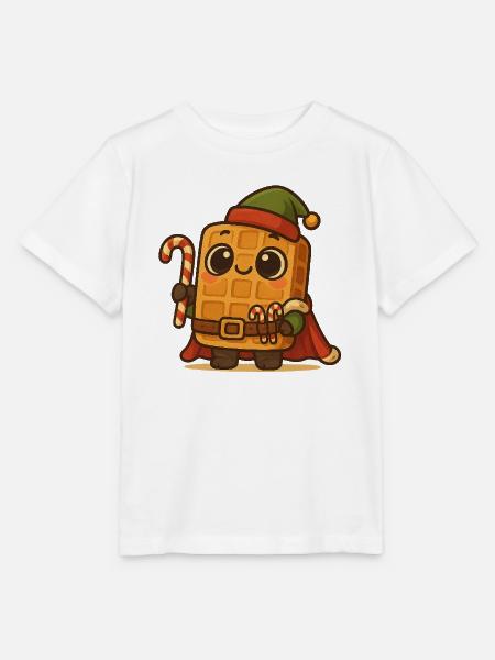 Weihnachts Waffel - Stanley/Stella Kinder T-Shirt MINI CREATOR - Weiß