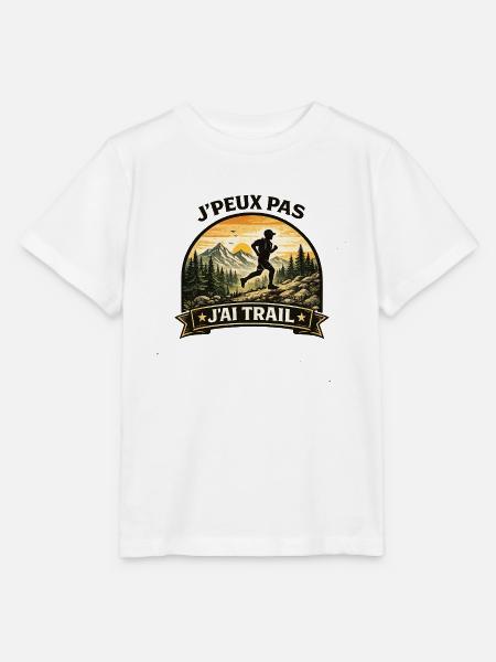 Trailrunner: I Trail Trail - Stanley/Stella Kinder T-Shirt MINI CREATOR - Weiß