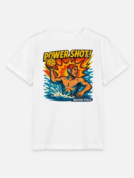Retro-Wasserball-Power-Shot - Stanley/Stella Kinder T-Shirt MINI CREATOR  - Weiß