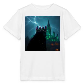 Der König der Matrix: Akzelerationismus & Kosmos - Stanley/Stella Kinder T-Shirt MINI CREATOR  - Weiß - Vorne - Maike (125cm)