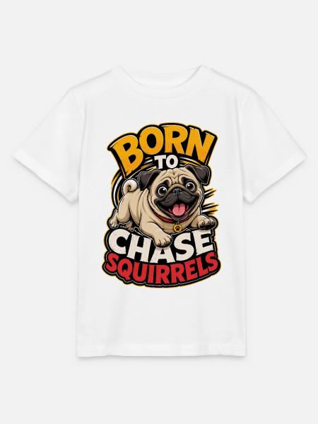 Mops - Stanley/Stella Kinder T-Shirt MINI CREATOR - Weiß