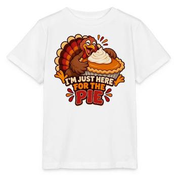 Verspielter Truthahnkuchen-Zinger - Stanley/Stella Kinder T-Shirt MINI CREATOR  - Weiß - Vorne - Maike (125cm)