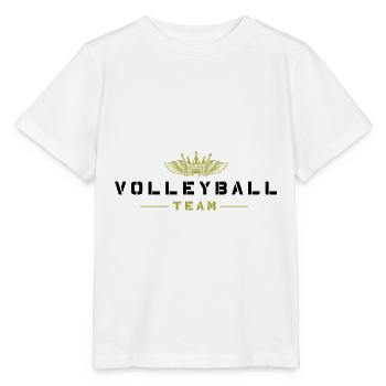 Volleyball Team - Stanley/Stella Kinder T-Shirt MINI CREATOR  - Weiß - Vorne - Maike (125cm)