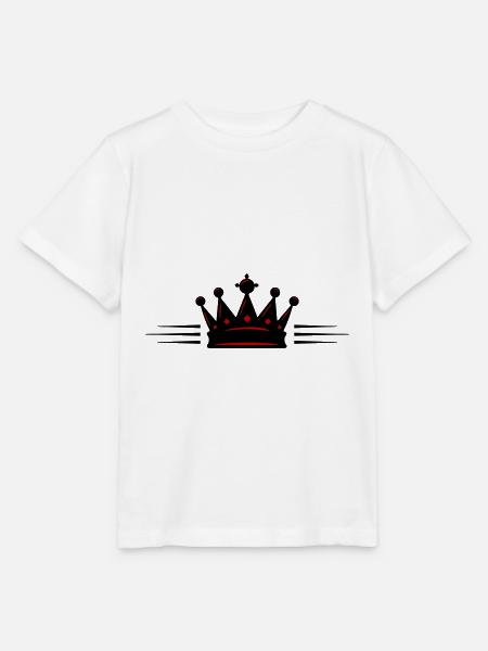 Krone Majestätisch - Stanley/Stella Kinder T-Shirt MINI CREATOR  - Weiß