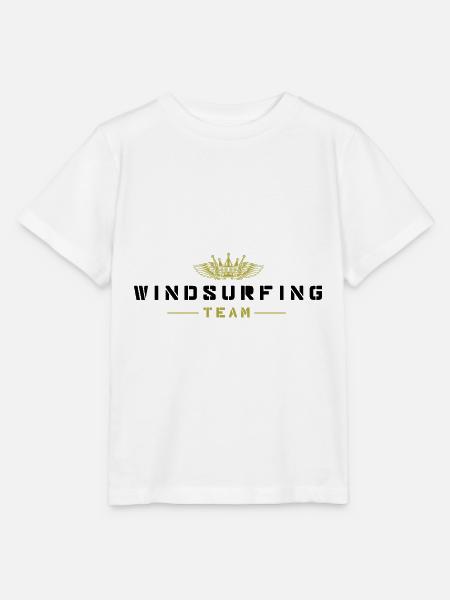 Windsurfing Team - Stanley/Stella Kinder T-Shirt MINI CREATOR - Weiß