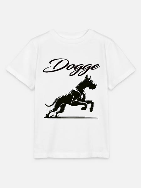 Stolz auf meine Dogge – Majestätisch, treu, sanft - Stanley/Stella Kinder T-Shirt MINI CREATOR  - Weiß