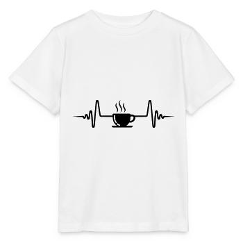 Kaffeetasse Puls - Stanley/Stella Kinder T-Shirt MINI CREATOR  - Weiß - Vorne - Maike (125cm)
