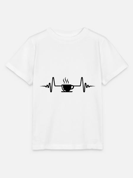 Kaffeetasse Puls - Stanley/Stella Kinder T-Shirt MINI CREATOR  - Weiß