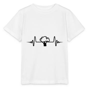Broccoli Pulse - Stanley/Stella MINI CREATOR Kids’ T-Shirt - white - Front - Maike (125cm)