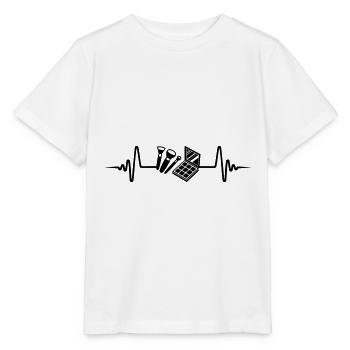 Make Up Kosmetik Puls - Stanley/Stella Kinder T-Shirt MINI CREATOR  - Weiß - Vorne - Maike (125cm)