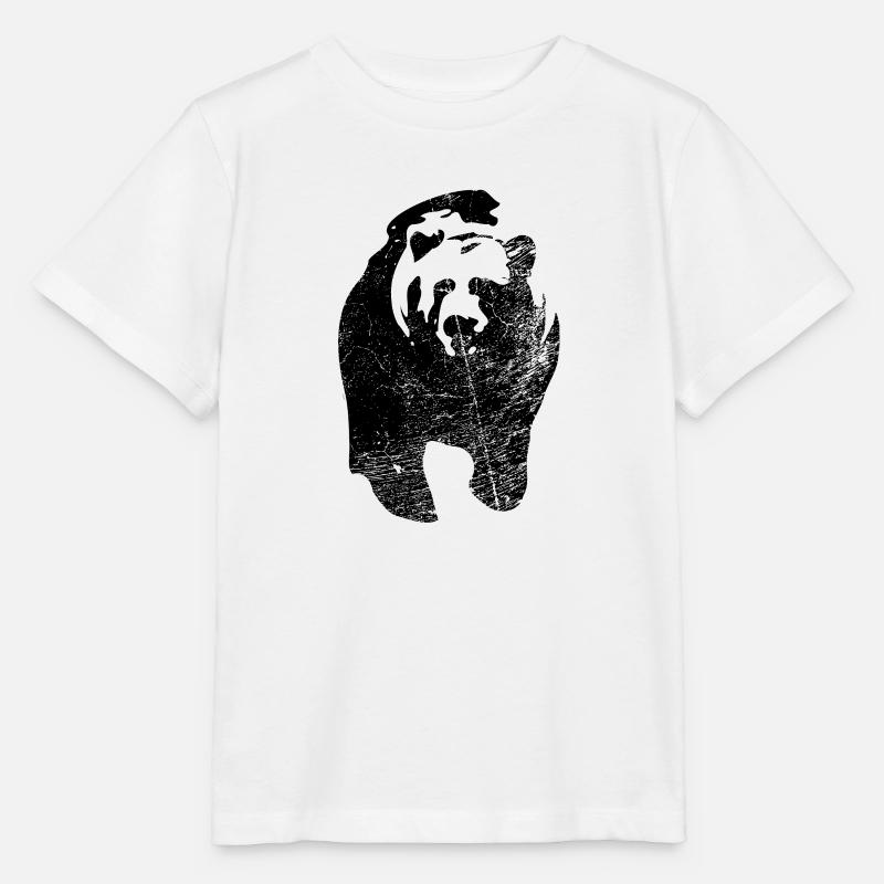 Bär - Stanley/Stella Kinder T-Shirt MINI CREATOR  - Weiß