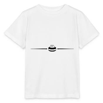 Curling Linie - Stanley/Stella Kinder T-Shirt MINI CREATOR  - Weiß - Vorne - Maike (125cm)