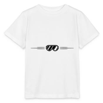 Skibrille Linie - Stanley/Stella Kinder T-Shirt MINI CREATOR  - Weiß - Vorne - Maike (125cm)