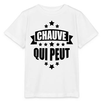 chauve qui peut - T-shirt bio MINI CREATOR Stanley/Stella Enfant - blanc - Devant - Maike (125cm)