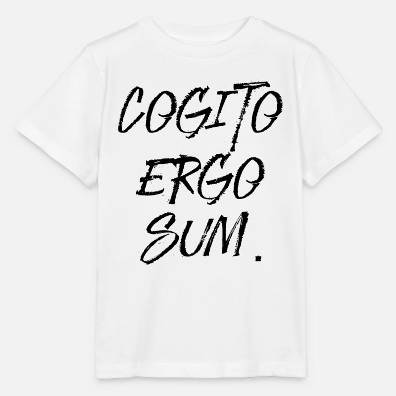 Ich denke also bin ich latein Sprache Schrift - Stanley/Stella Kinder T-Shirt MINI CREATOR  - Weiß