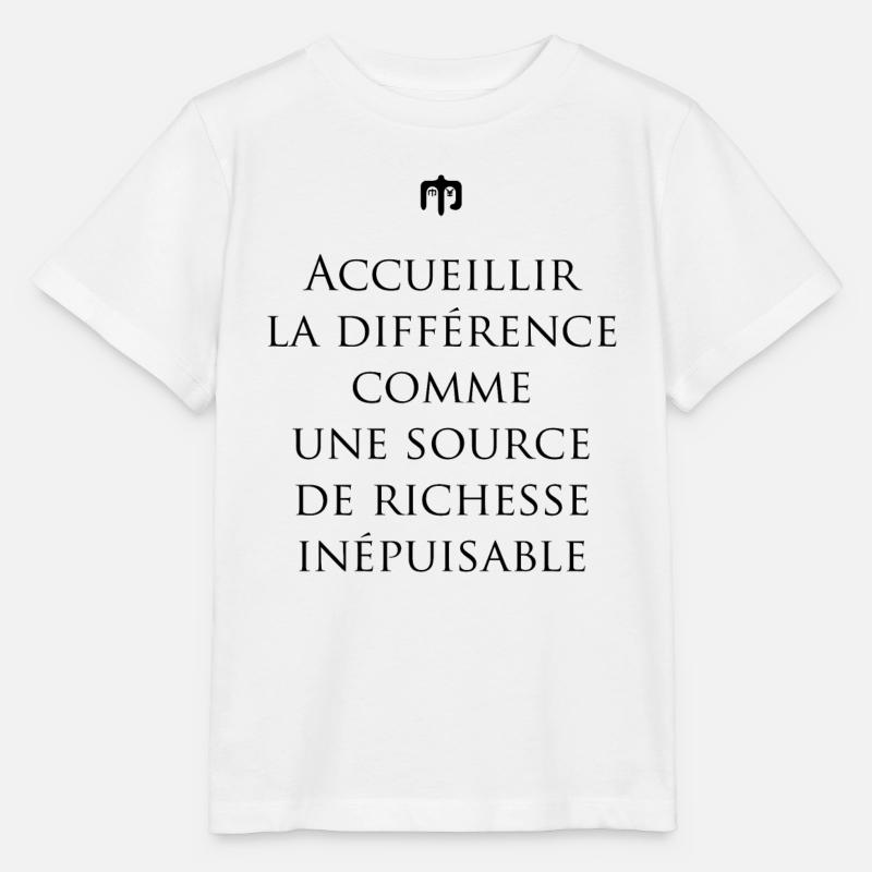 difference - T-shirt bio MINI CREATOR Stanley/Stella Enfant - blanc