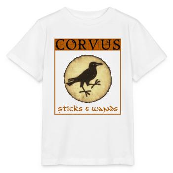 Corvus Sticks & Wands - Stanley/Stella MINI CREATOR Kids’ T-Shirt - white - Front - Maike (125cm)