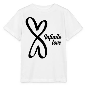 Amour infini - T-shirt bio MINI CREATOR Stanley/Stella Enfant - blanc - Devant - Maike (125cm)