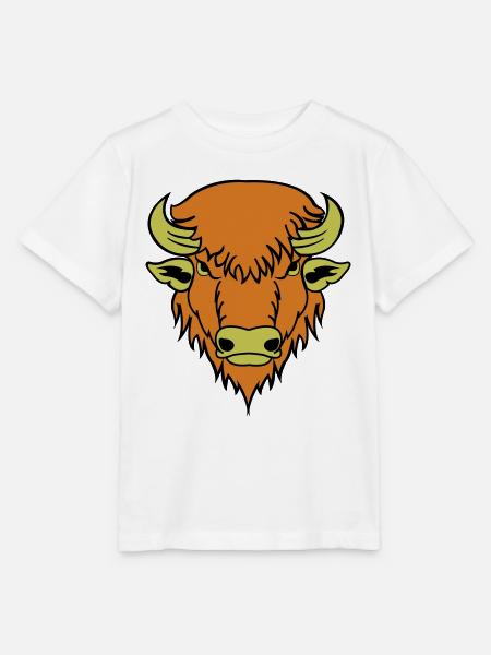 buffalo - Stanley/Stella Kinder T-Shirt MINI CREATOR  - Weiß